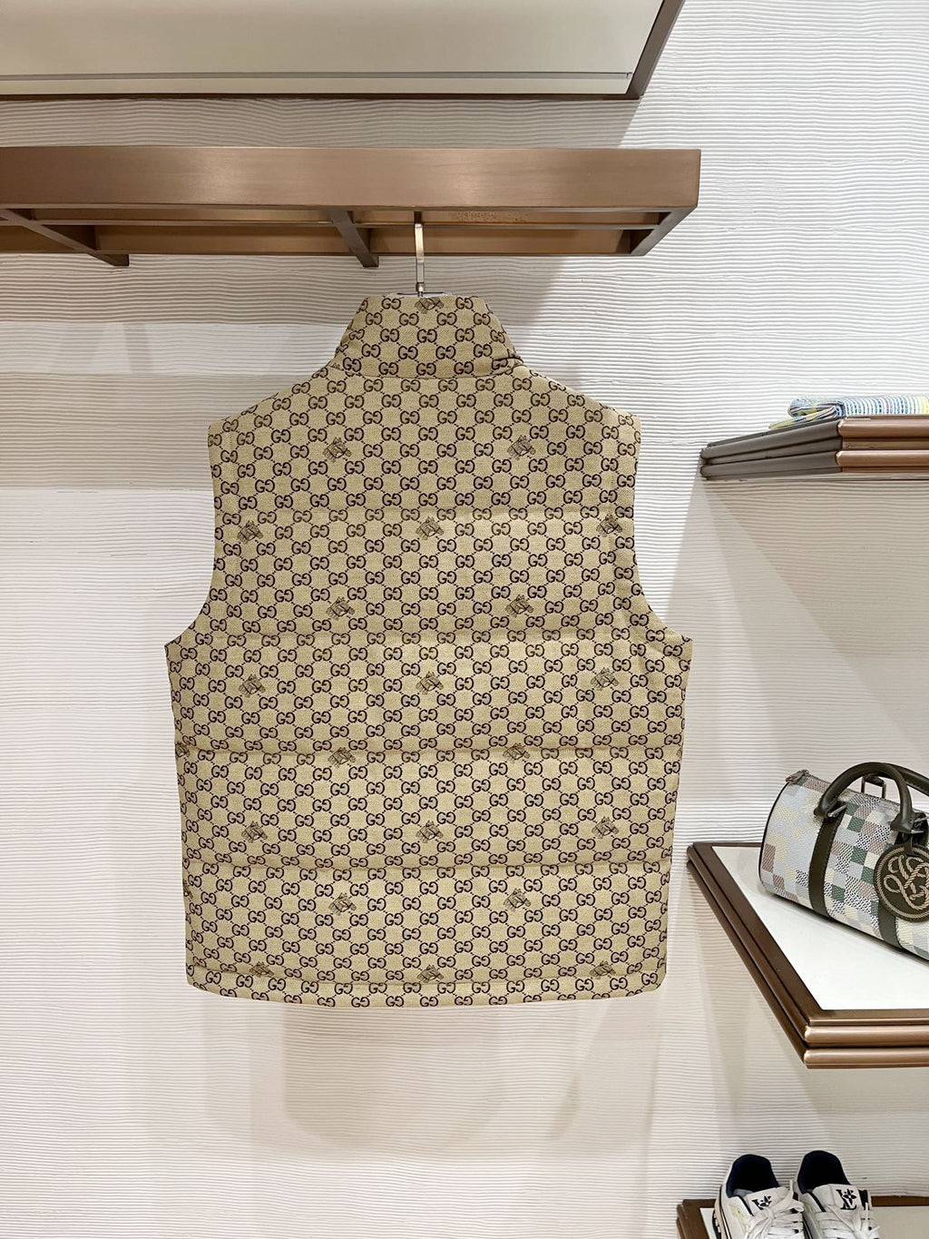 GUCCI - GG unisex Canvas Padded Gilet