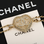 CHANEL - Crystal CC Choker Necklace