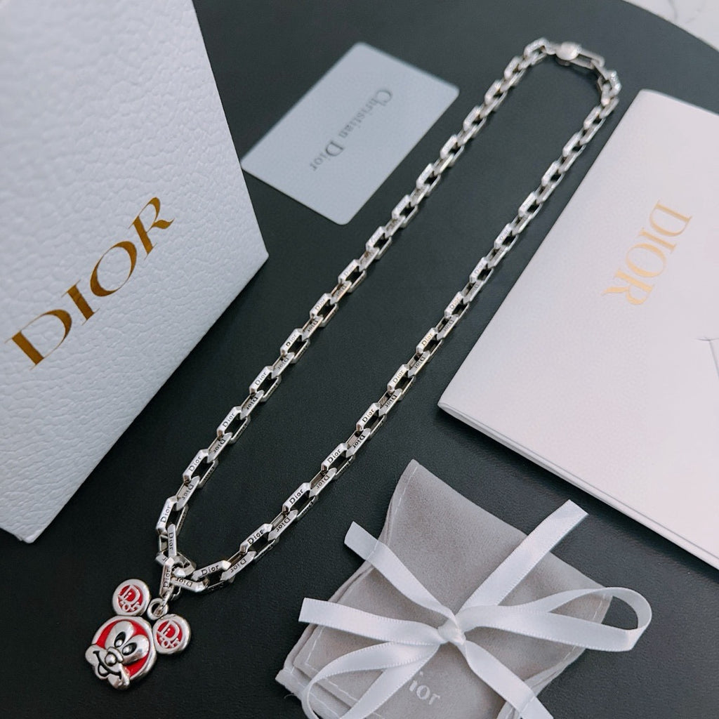 DIOR - Oblique Pendant Necklace