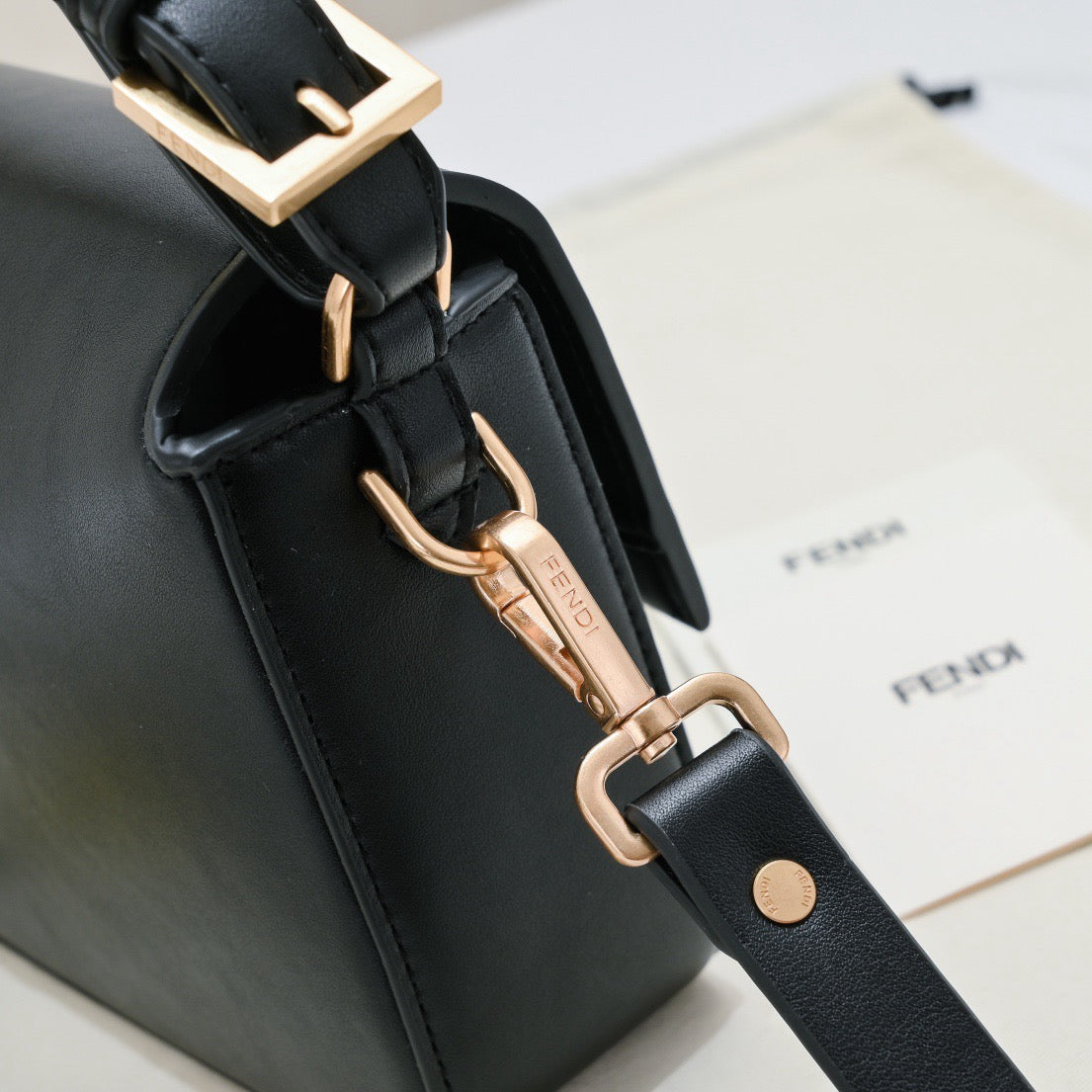 FENDI - Honey Baguette Square Bag