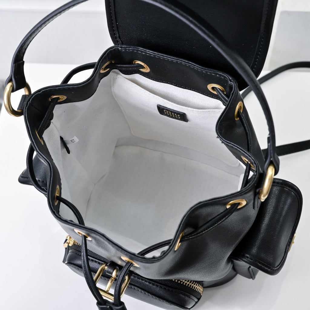 MIU MIU - Leather backpack
