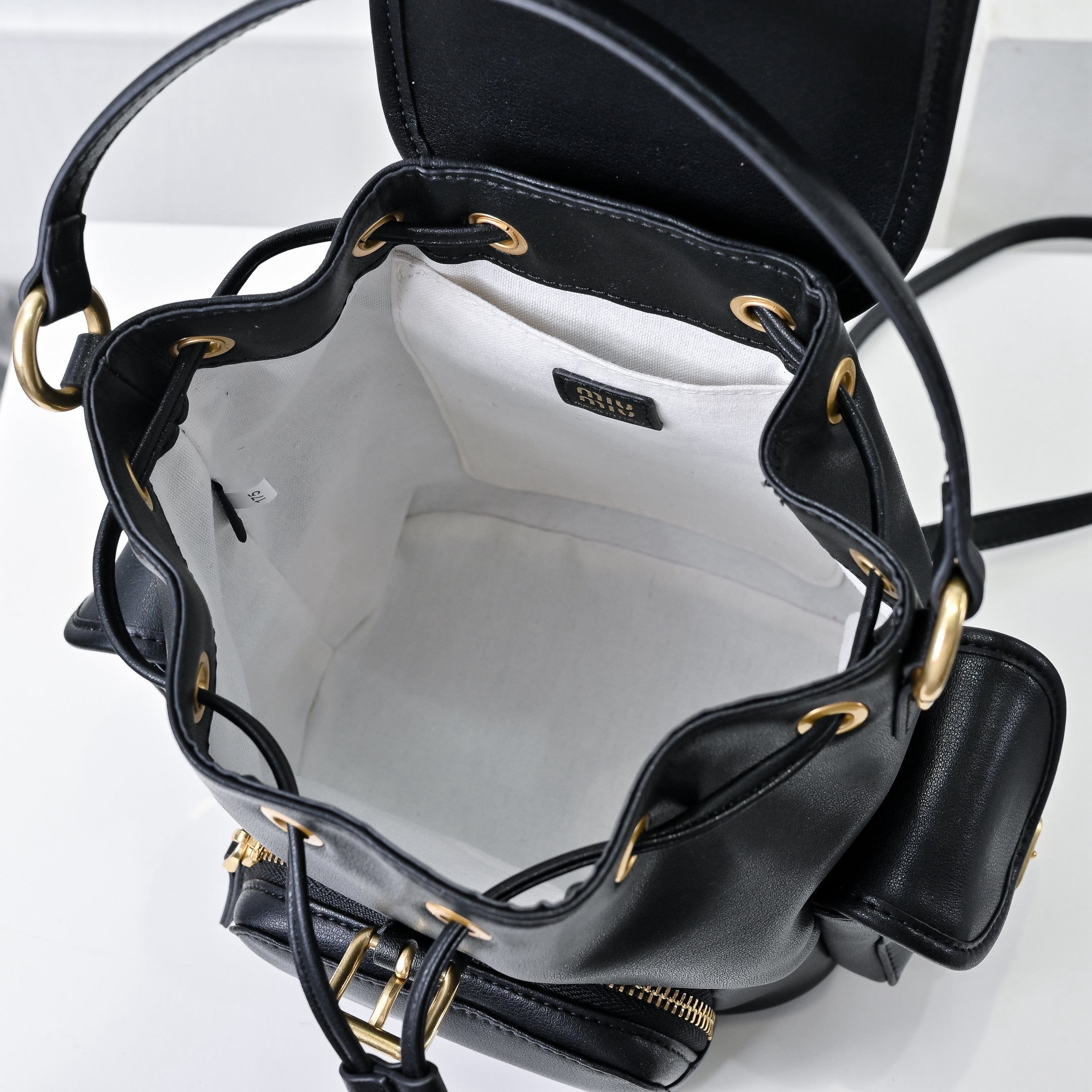 MIU MIU - Leather backpack