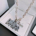 DIOR - Oblique Pendant Necklace