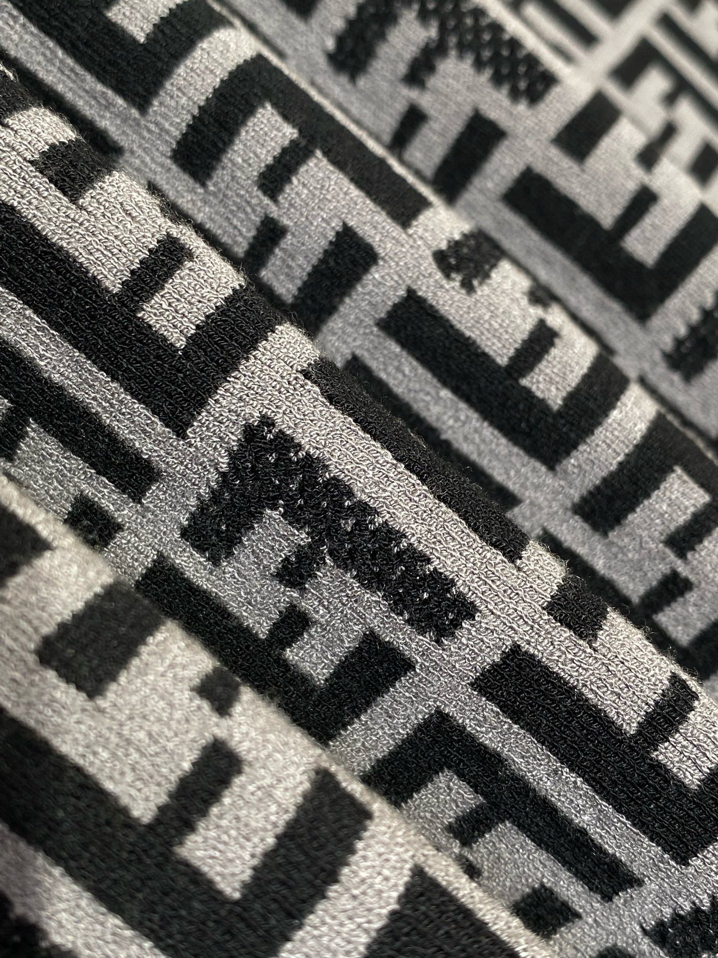 FENDI - Jacquard Knitted T-Shirt