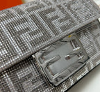 FENDI - Medium Baguette Bag in Crystal FF Motif
