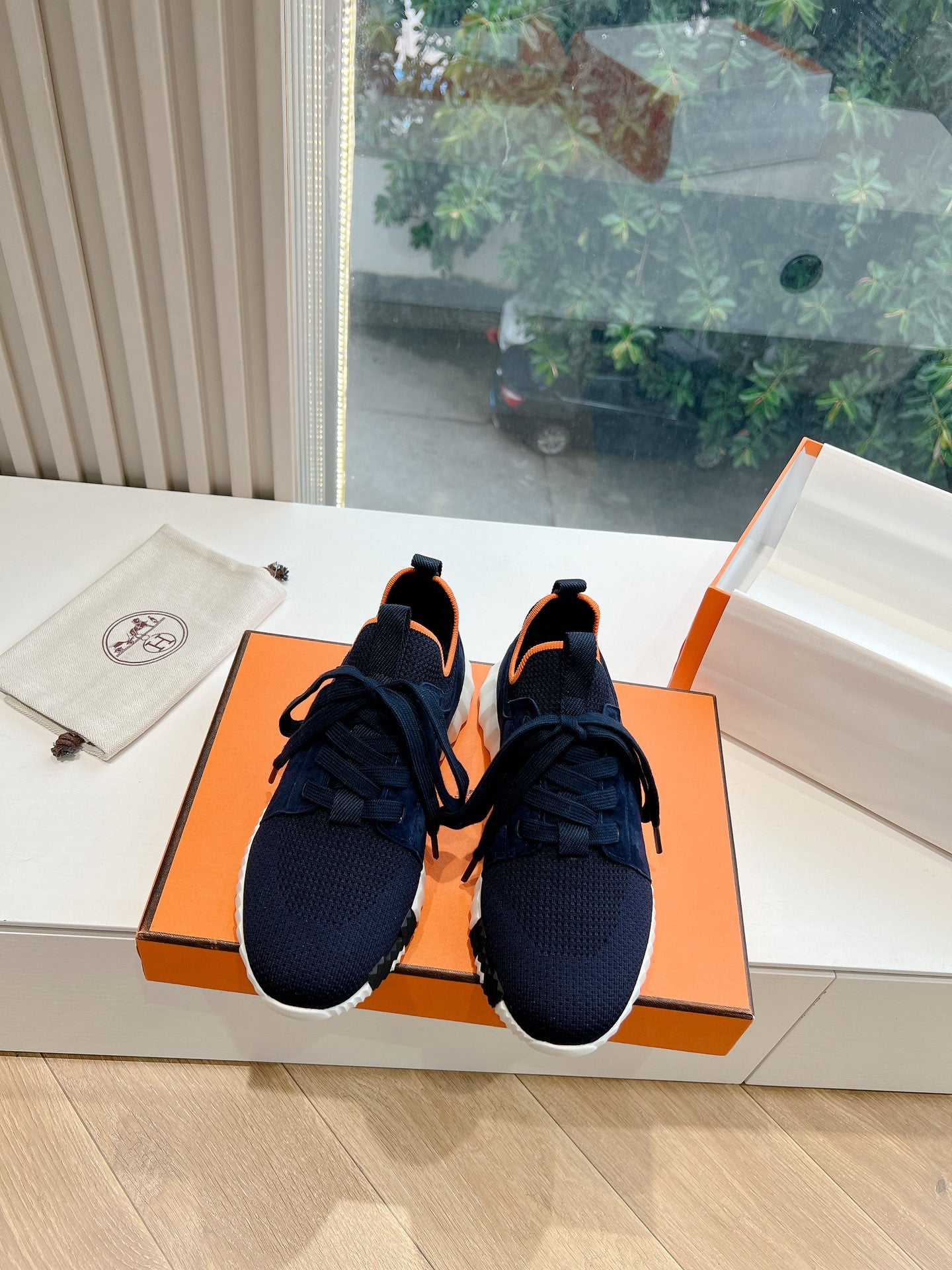 HERMES - Napa sneakers