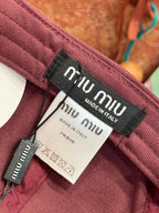 MIU MIU - Denim baseball cap