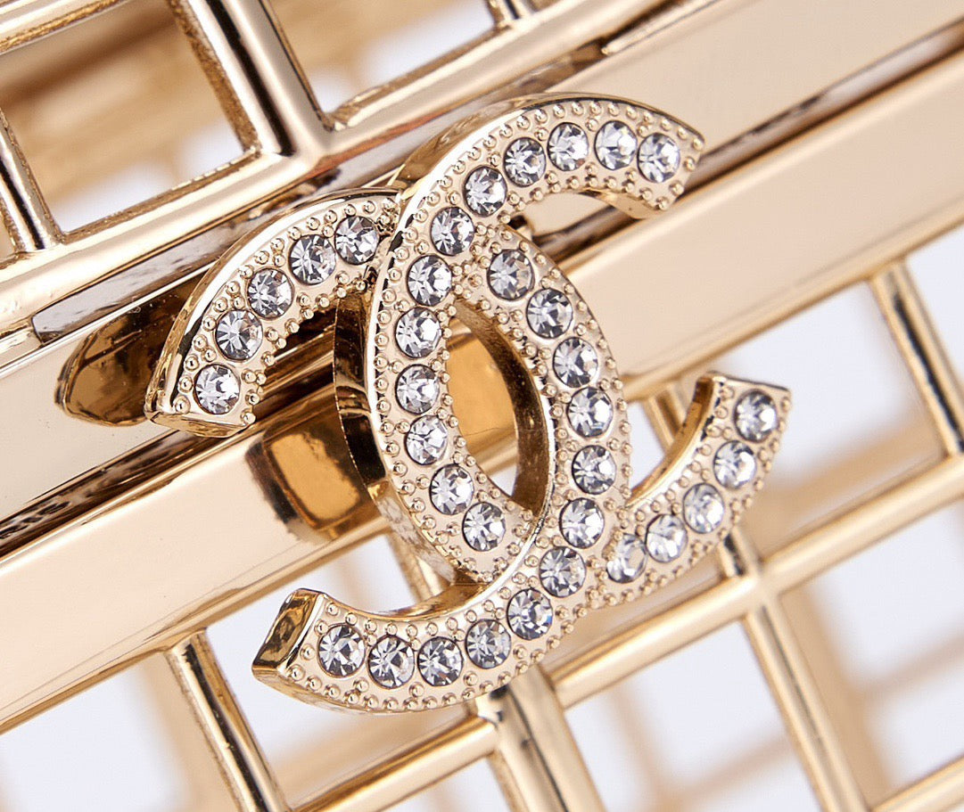 CHANEL - BIRD CAGE BAG RUNWAY EVENING BAG