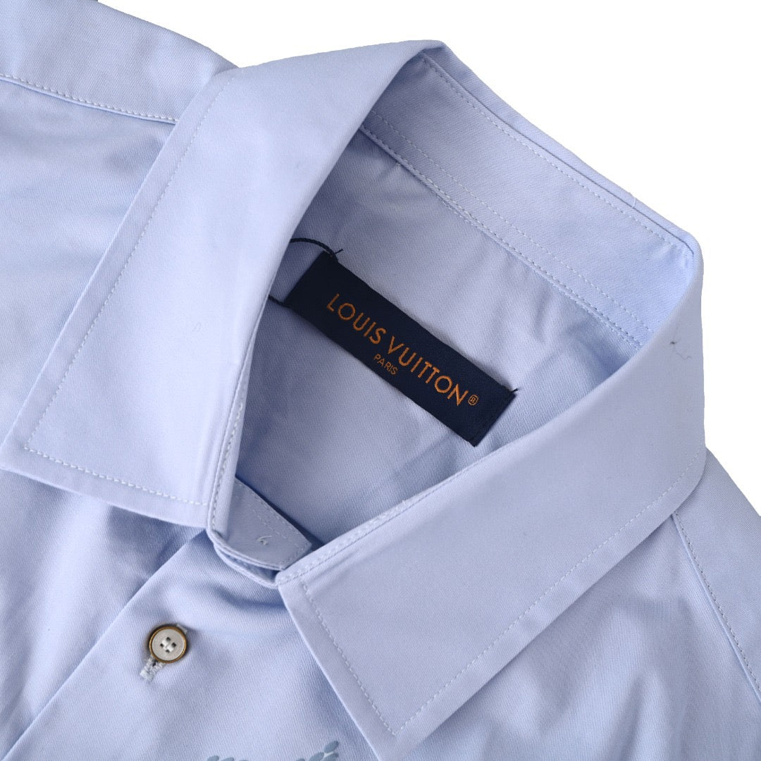 LOUIS VUITTON - Printed Signature Long-Sleeved Shirt