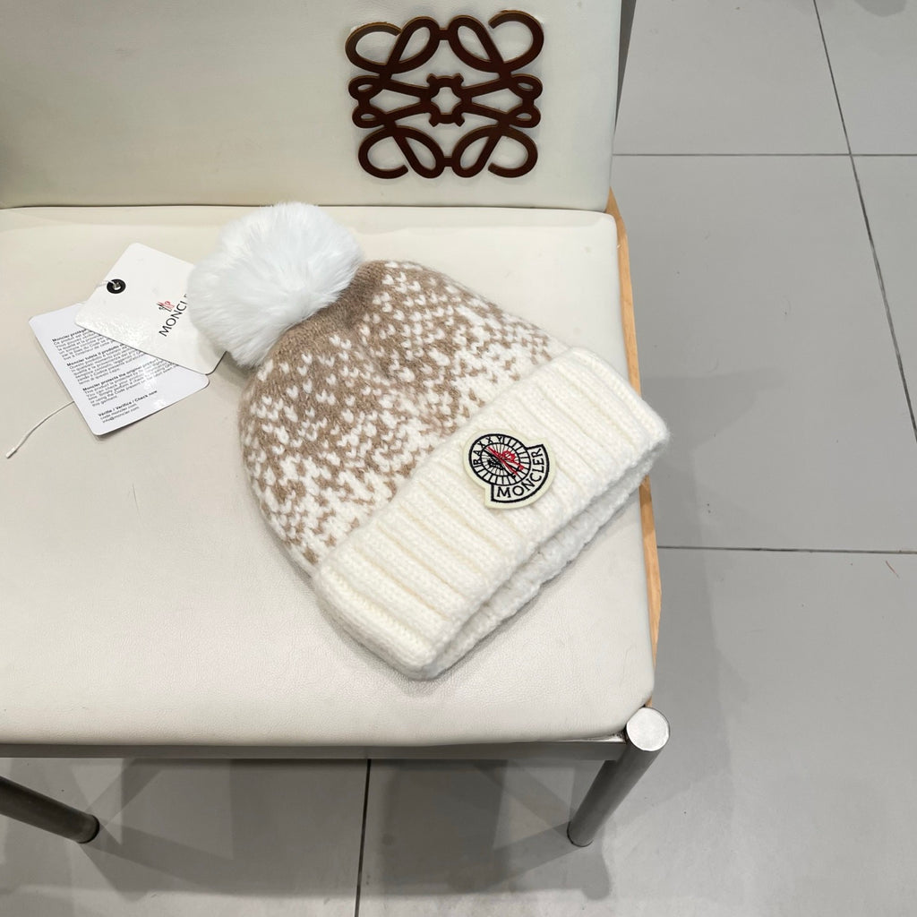MONCLER -  Moncler Wool Beanie With Pom Pom