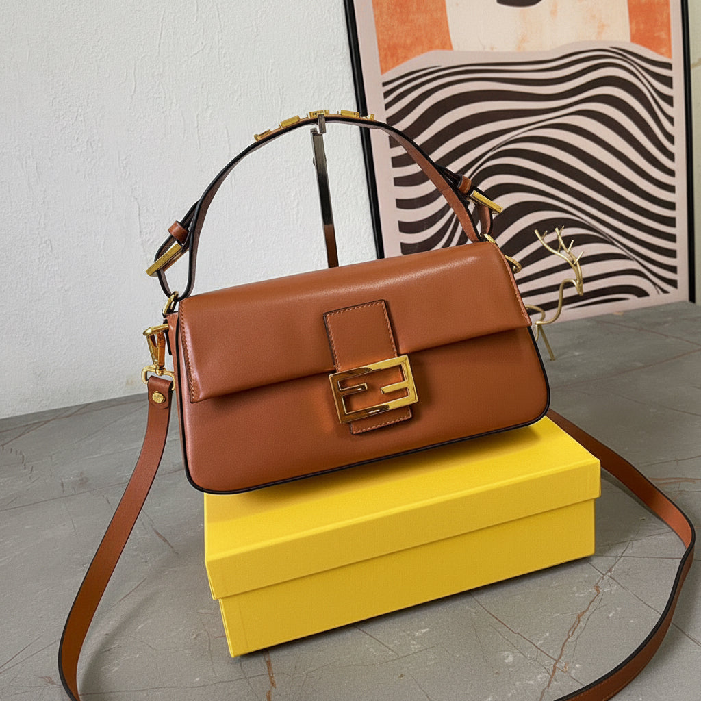 FENDI - Honey Baguette Square Bag