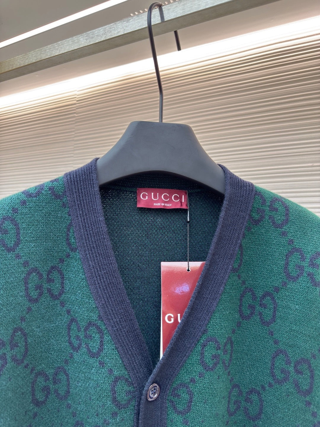 GUCCI  - GG degradé-jacquard cardigan