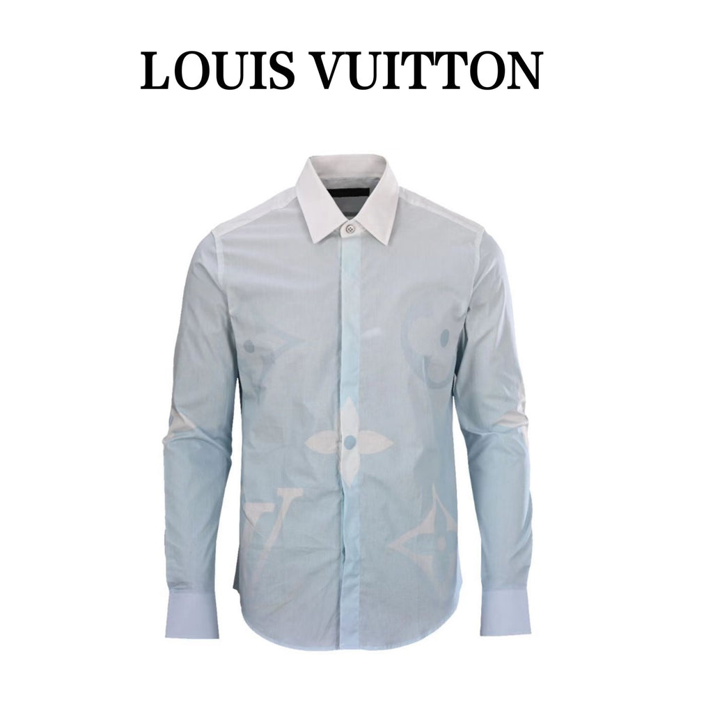 LOUIS VUITTON - Printed Signature Long-Sleeved Shirt
