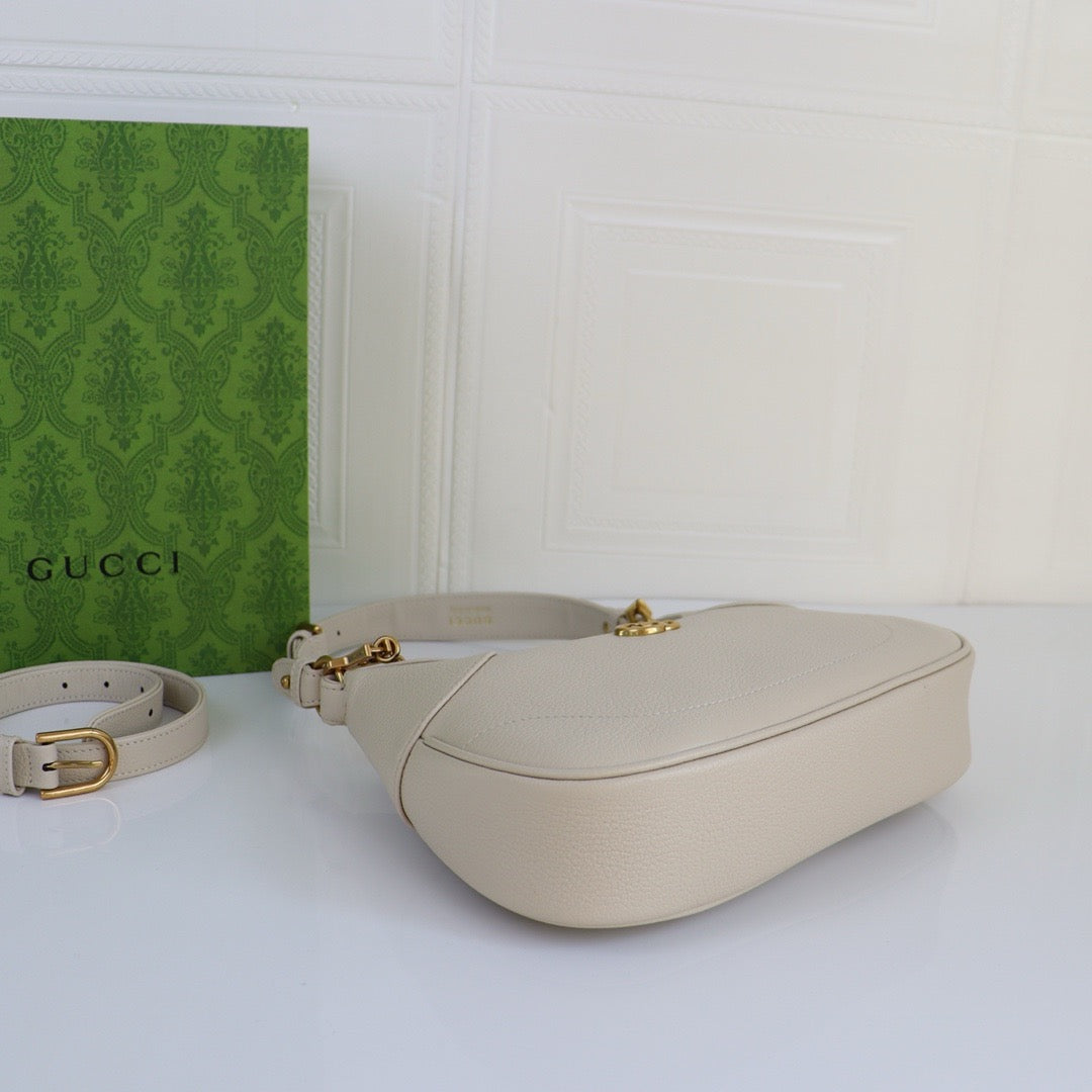 GUCCI - Aphrodite Leather Small shoulder bag