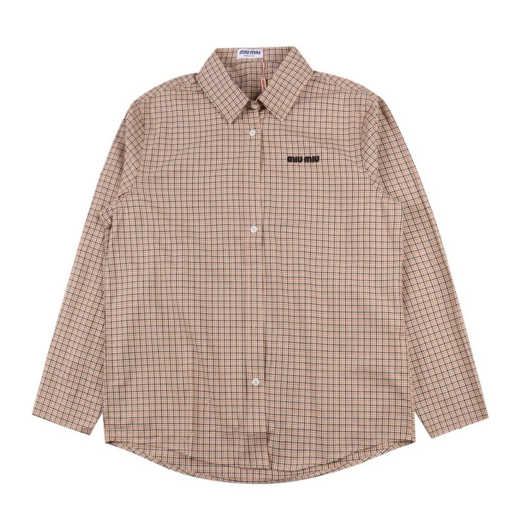 MIU MIU - Checked shirt