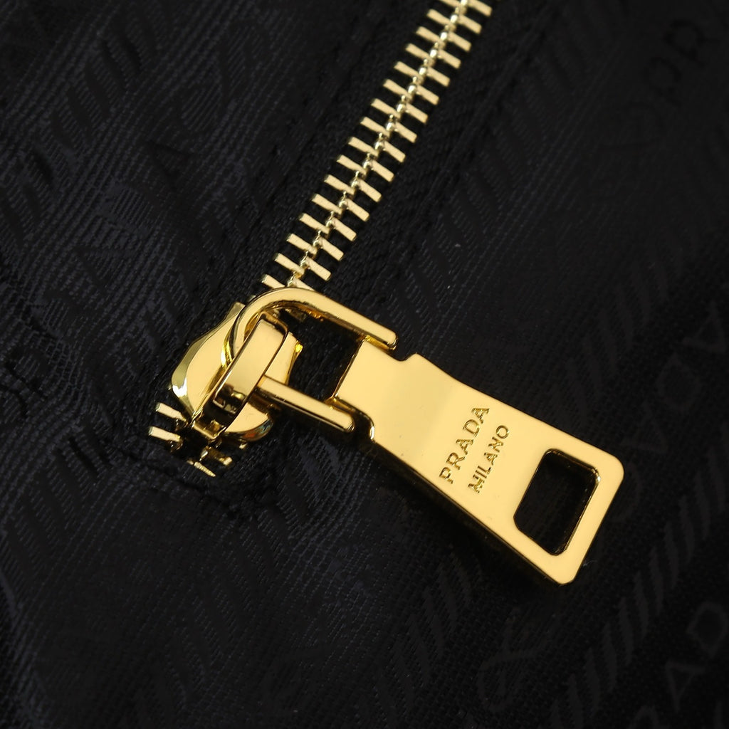 PRADA - Prada Symbole embroidered fabric bag