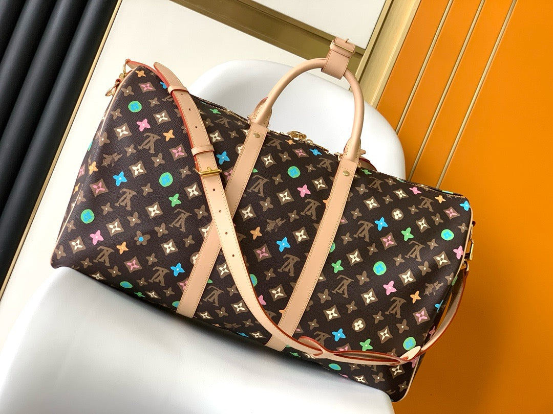 LOUIS VUITTON - Okonma craggy monogram keepall 50 duffle