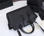 SAINT LAURENT- Black Leather Handbag