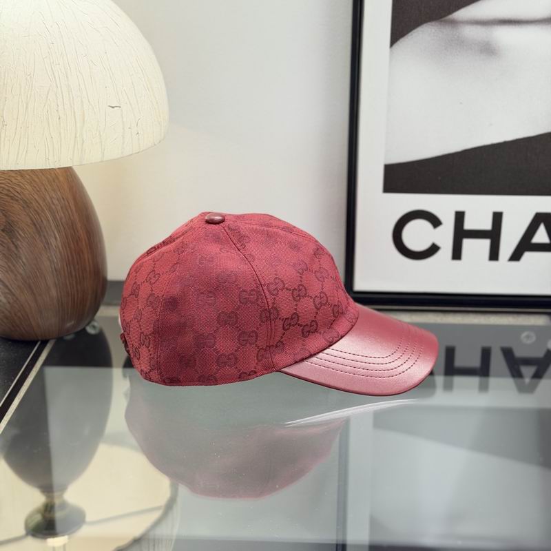 GUCCI - Leather Visor Baseball Cap