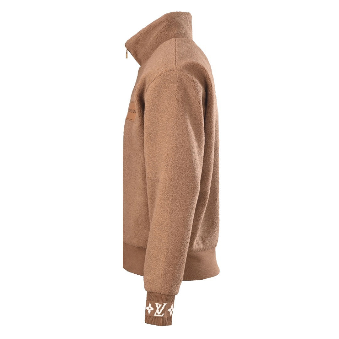 LOUIS VUITTON - Leather Patch Fleece