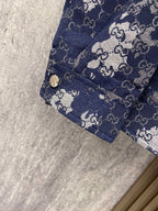 GUCCI  - Retro camouflage monogram print jacket