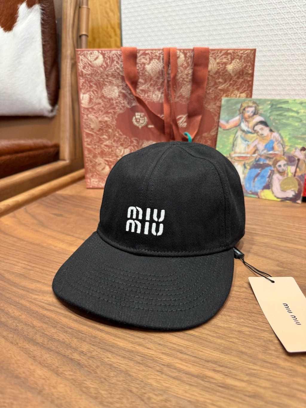 MIU MIU - Denim baseball cap