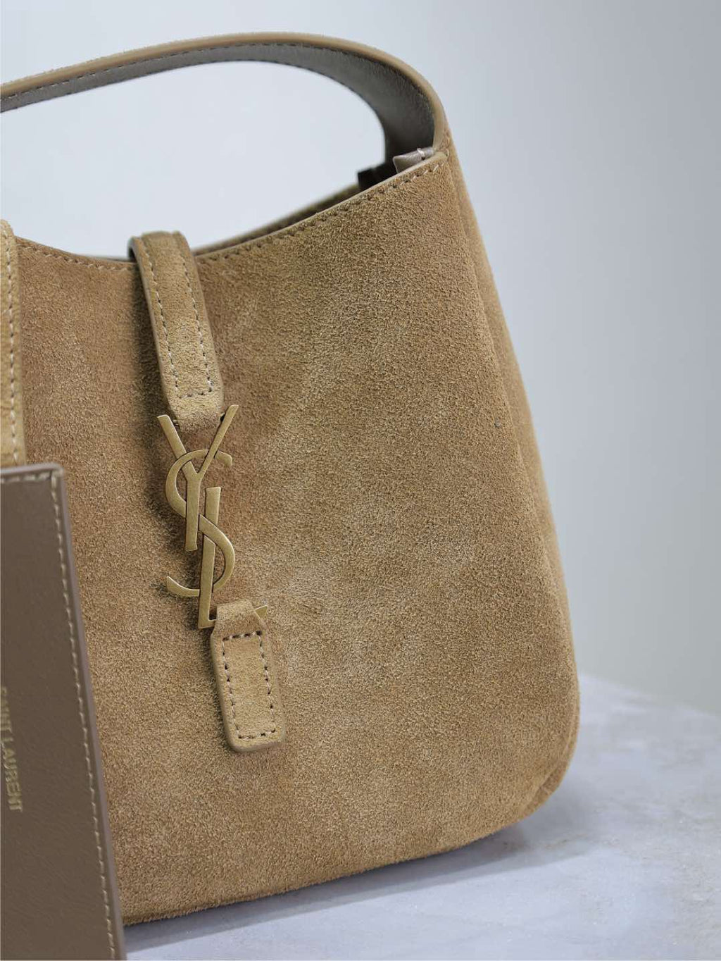 SAINT LAURENT - Icare Medium quilted suede shoulder bag