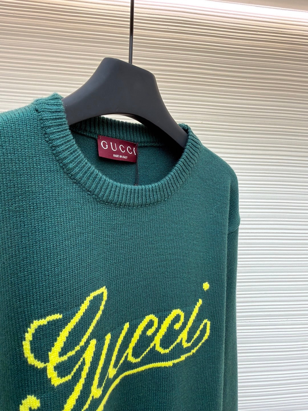 GUCCI  - Knit wool jumper with intarsia unisex