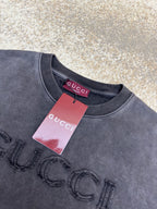 GUCCI  - Logo Cotton Crew Neck Sweatshirt