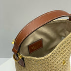CELIN - MINI BUCKET LOUISE IN RAFFIA