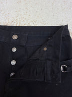 GUCCI - cotton denim pants with horsebit