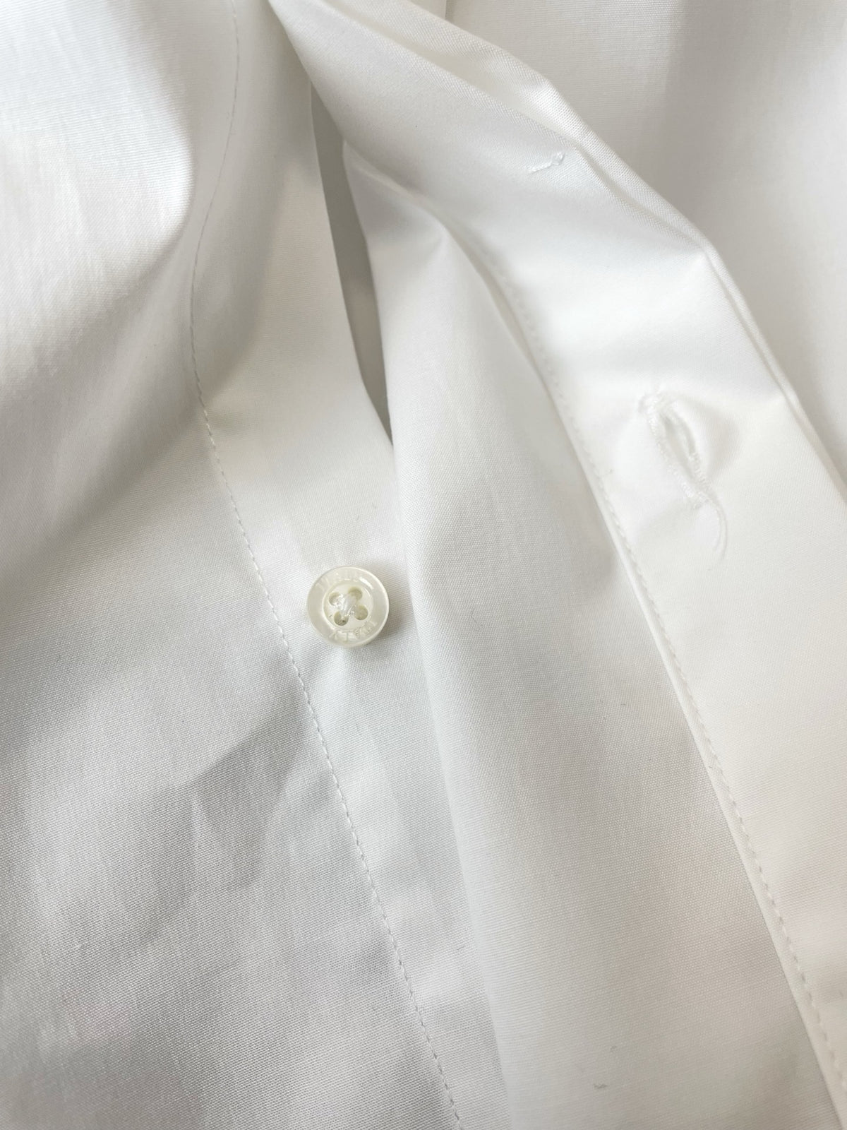 GUCCI -  Cotton shirt with embroidered collar