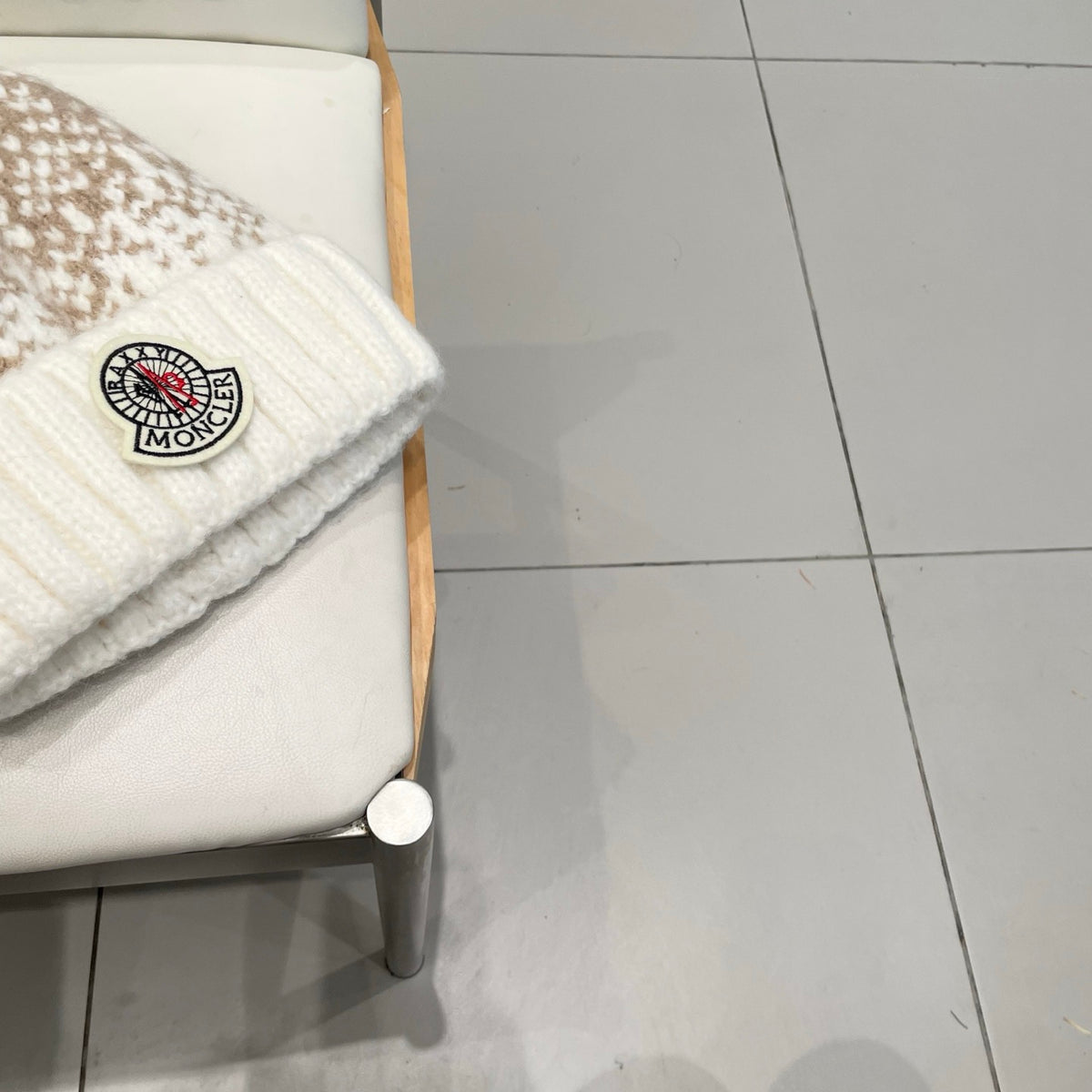 MONCLER -  Moncler Wool Beanie With Pom Pom