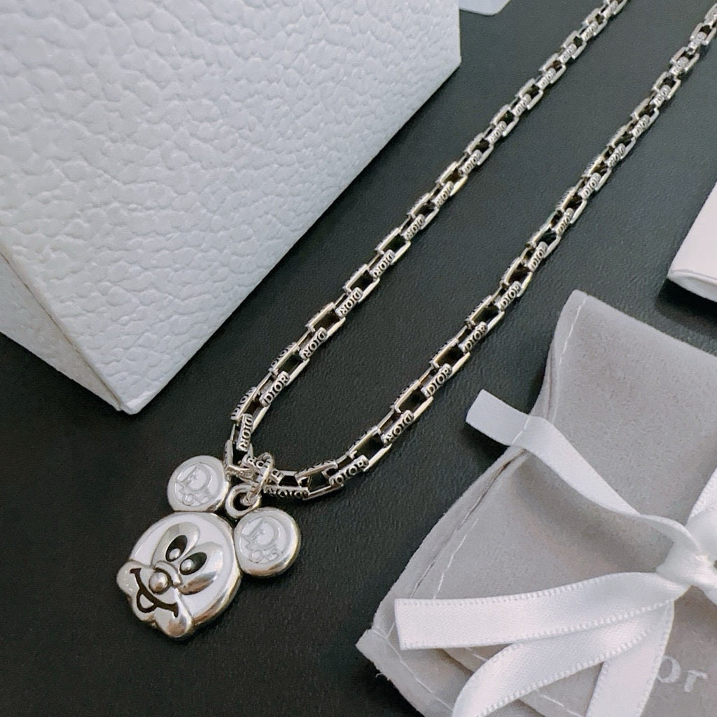 DIOR - Oblique Pendant Necklace