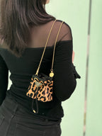 PRADA - animal-print mini bag