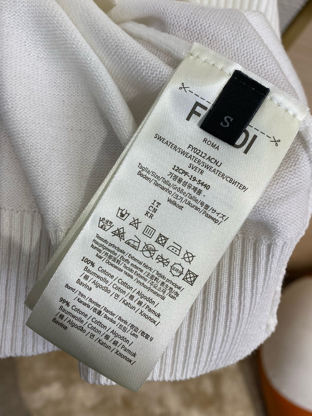 FENDI - Jacquard Knitted T-Shirt