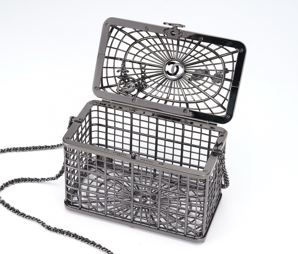 CHANEL - BIRD CAGE BAG RUNWAY EVENING BAG