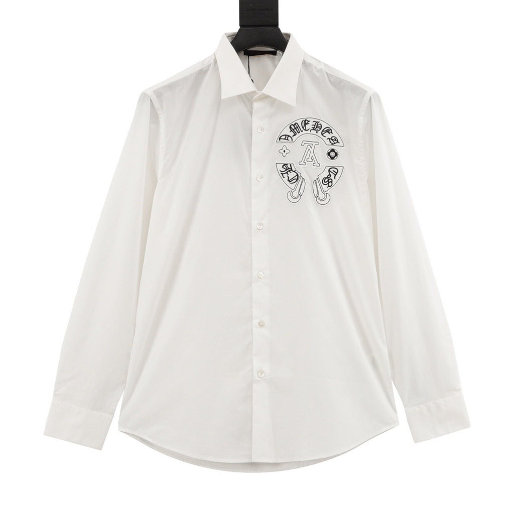 LOUIS VUITTON - Printed Signature Long-Sleeved Shirt