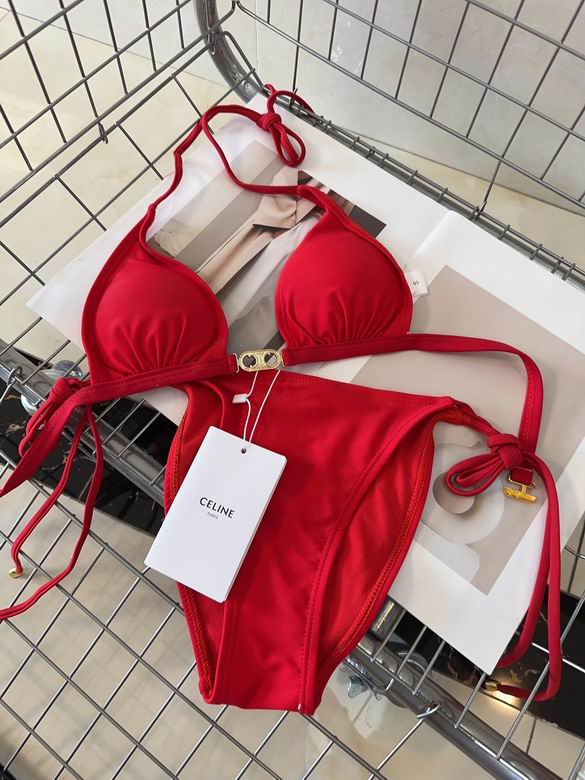 CELINE - Triomphe Balconette swimsuit