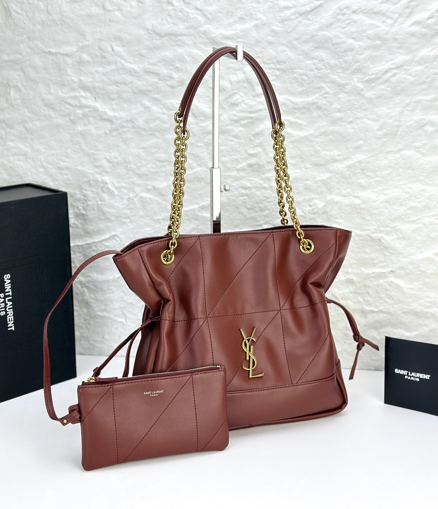SAINT LAURENT- JAMIE SHOPPING LAMBSKIN