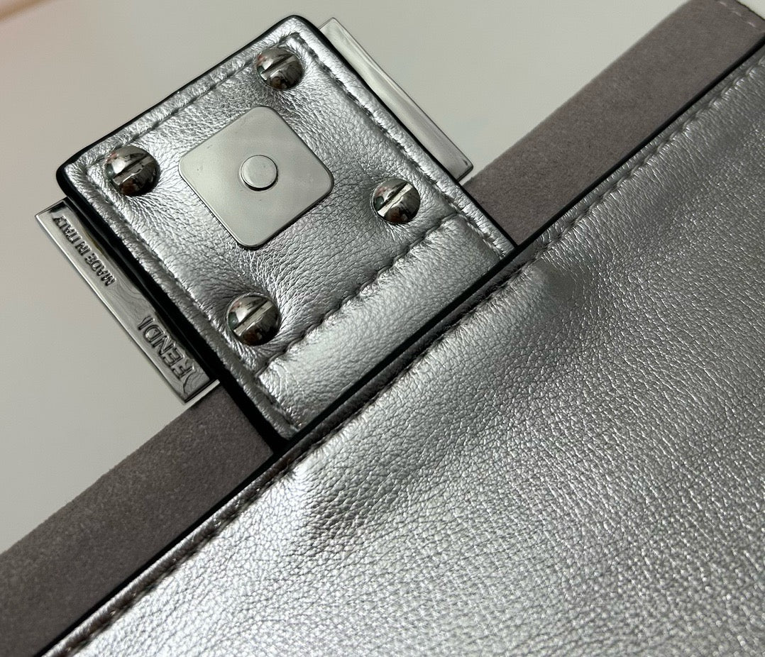 FENDI - Medium Baguette Bag in Crystal FF Motif