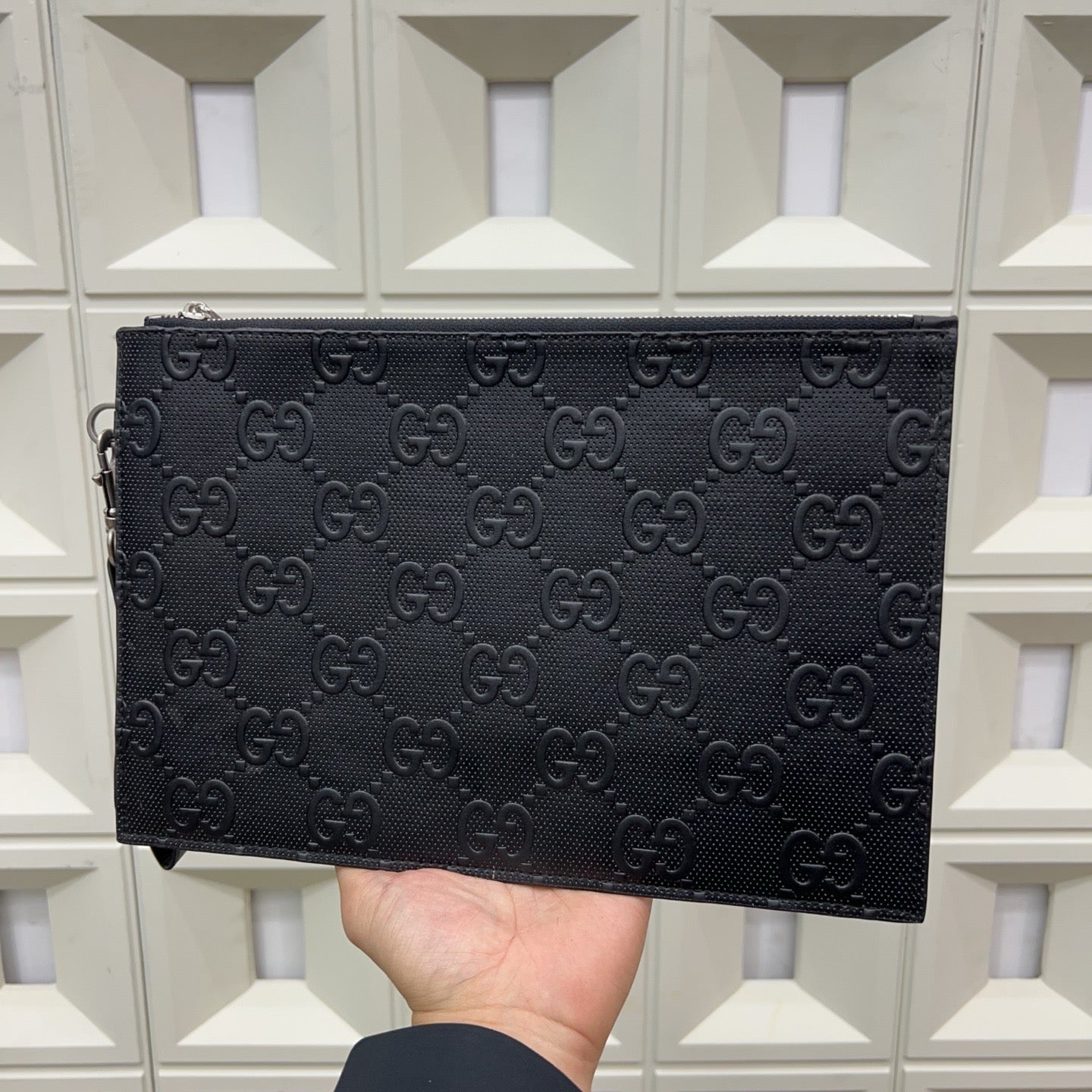 GUCCI - Marmont Leather Clutch
