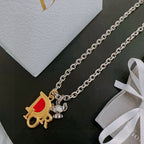 DIOR - Oblique Pendant Necklace