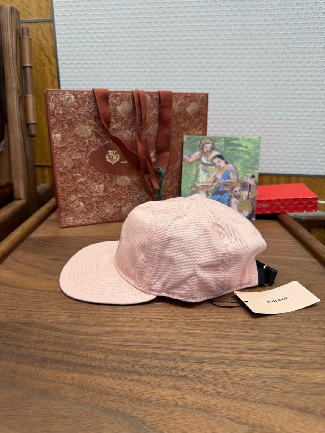 MIU MIU - Denim baseball cap