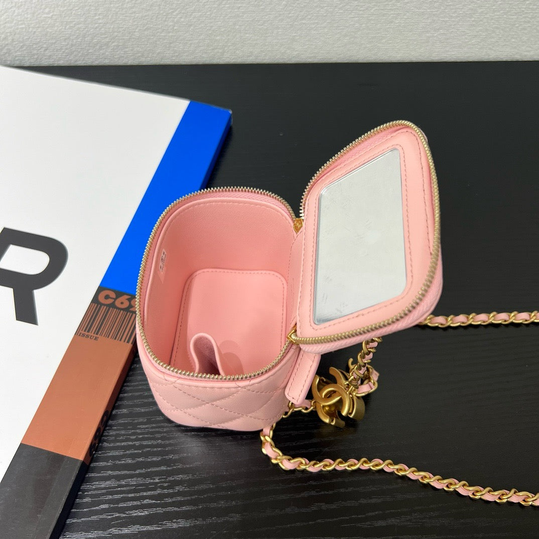 CHANEL - Mini Vanity Cosmetic Bag