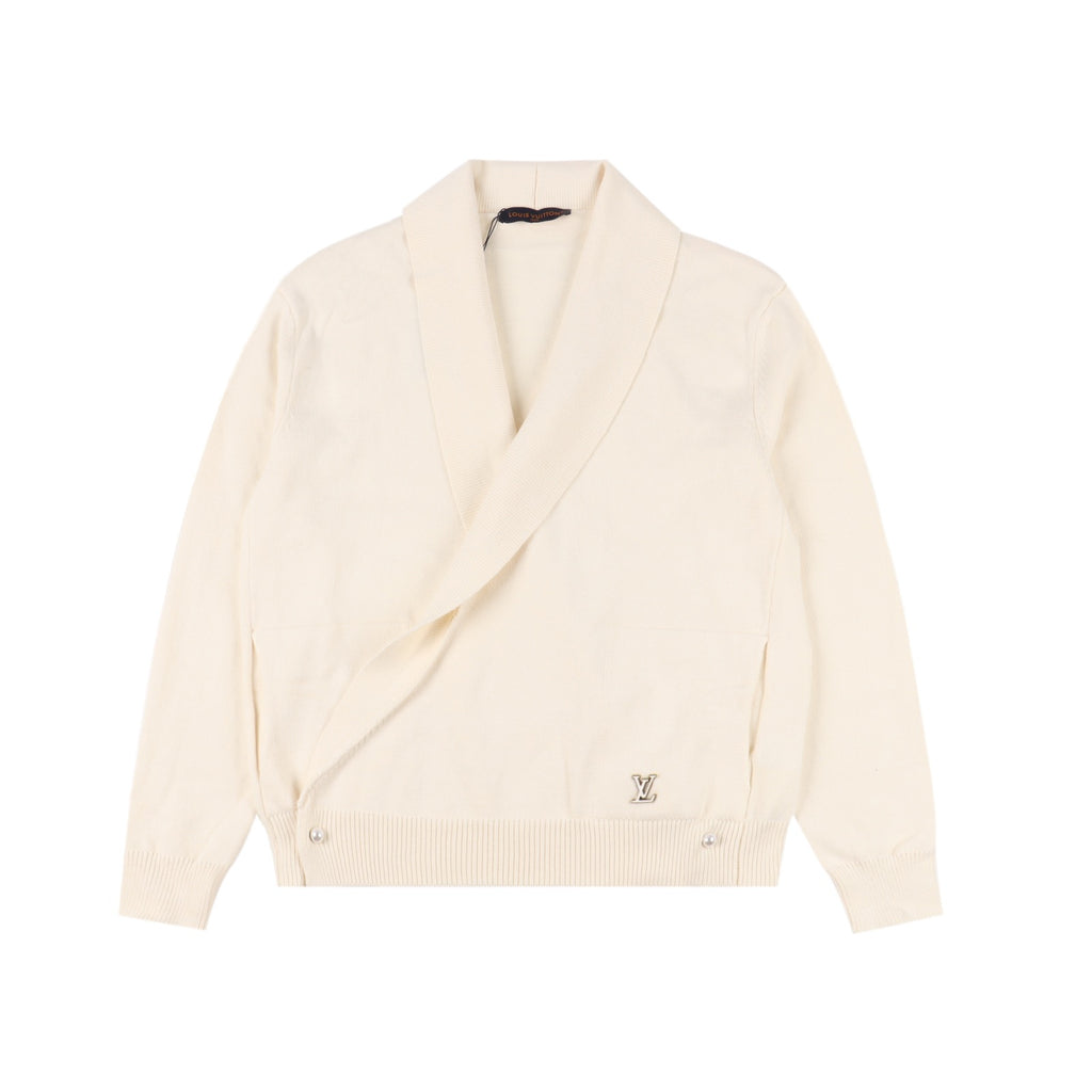 LOUIS VUITTON -  Knit Cardigan Jacket with Shawl Collar jacke