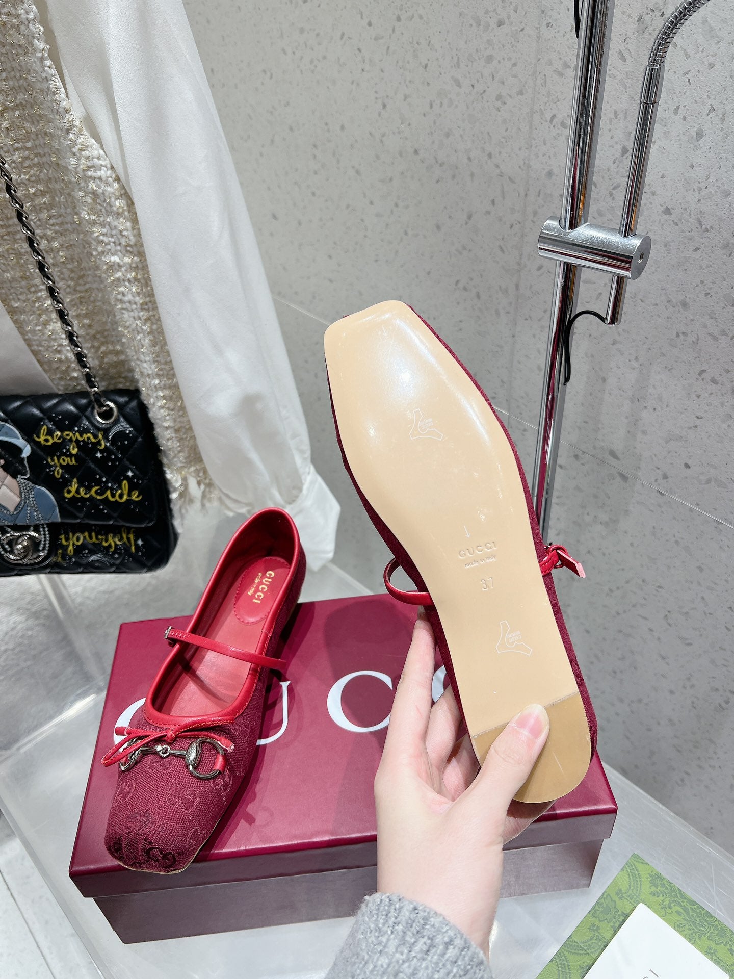 GUCCI - Horsebit Ballet Flat