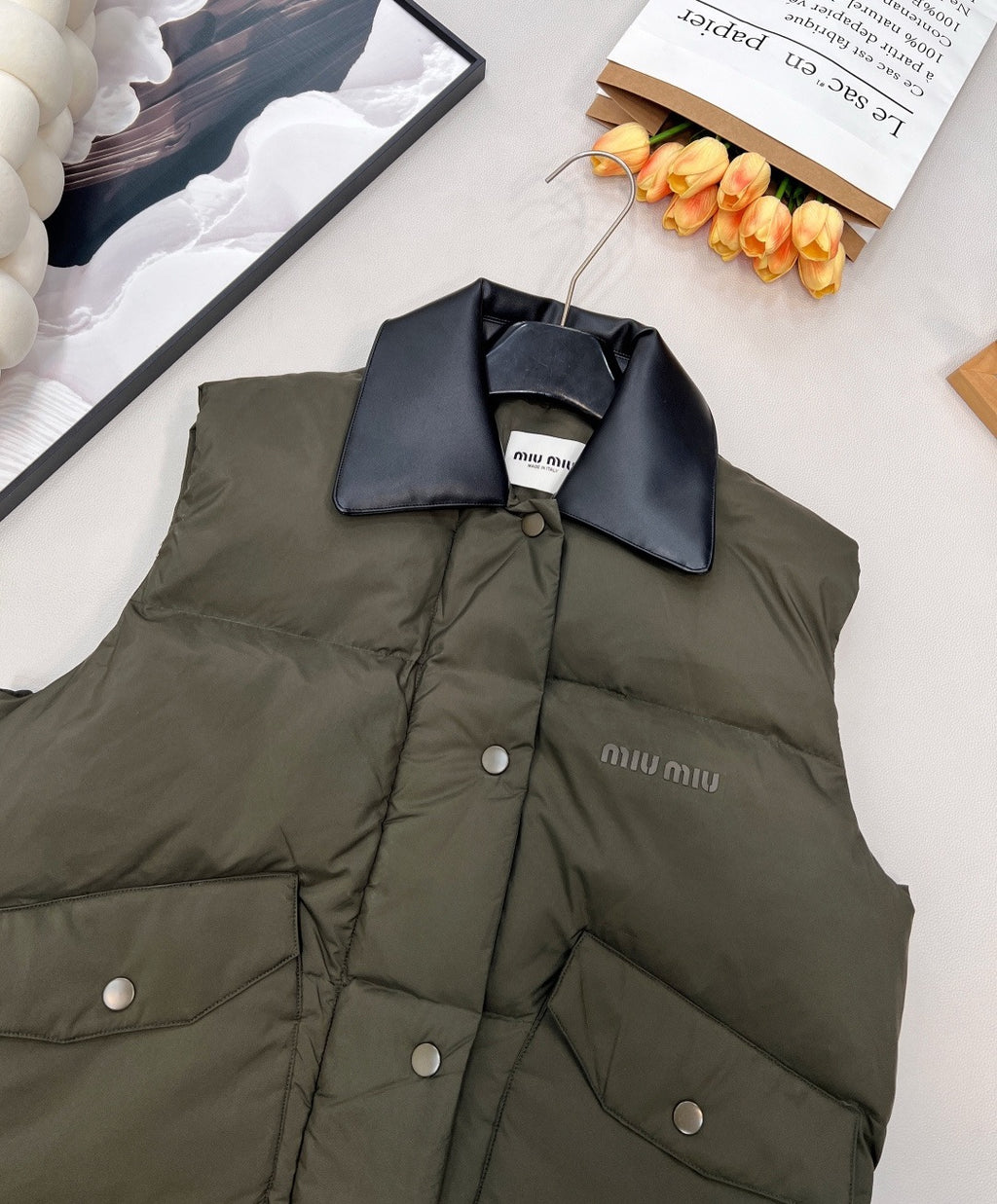 MIU MIU - Puffer vest