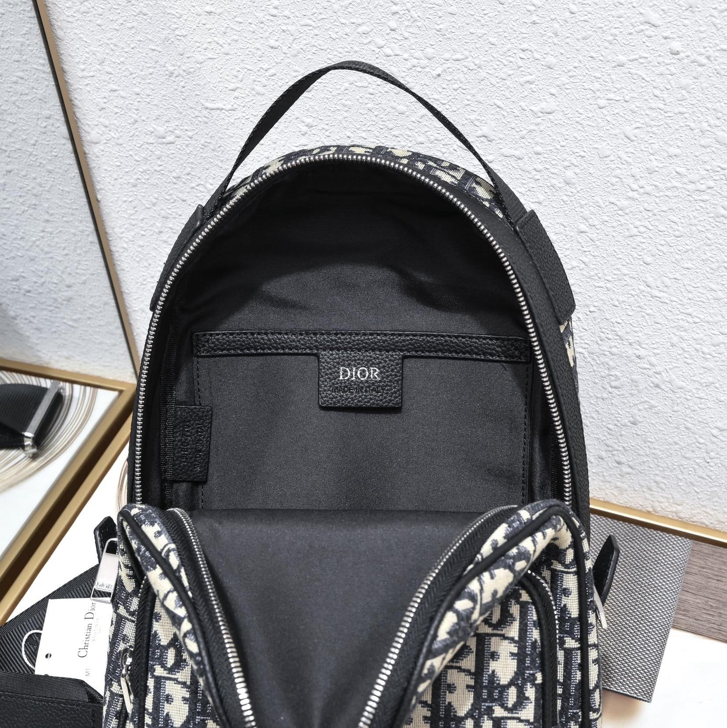 DIOR - Men’s Homme Oblique Jacquard Crossbody bag