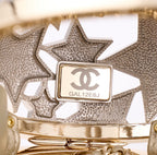 CHANEL - Gold Metal Strass Crystal Sphere Minaudiere Clutch Gold Hardware, 2025
